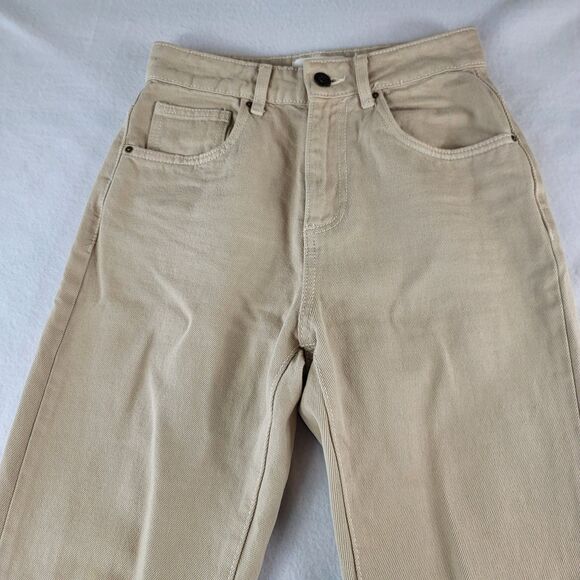 Cotton On “Mom Jeans” Beige  in Color relaxed straight Women's Size 4 - Picture 3 of 11